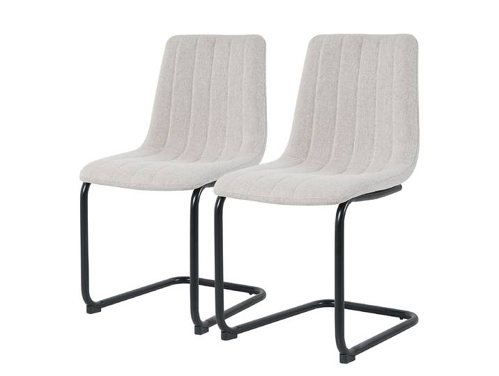 Freischwinger Cemaru 2er-Set 43 x 87 x 53cm Beige/Creme
