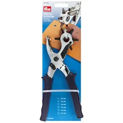 Prym Revolver-Lochzange mit 6 Lochgrößen von 2,5 - 5,0 mm
