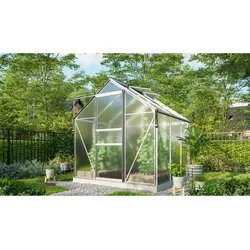 Vitavia Gewächshaus "Marley" inkl. Ready2Grow Zubehör-Set,aluminium eloxiert,3,8 m2