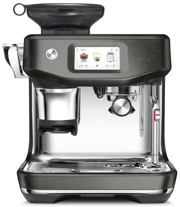 Sage Siebträgermaschine - Barista Touch Impress Edelstahl Schwarz - Kaltbrühfunktion - - MaxiCoffee