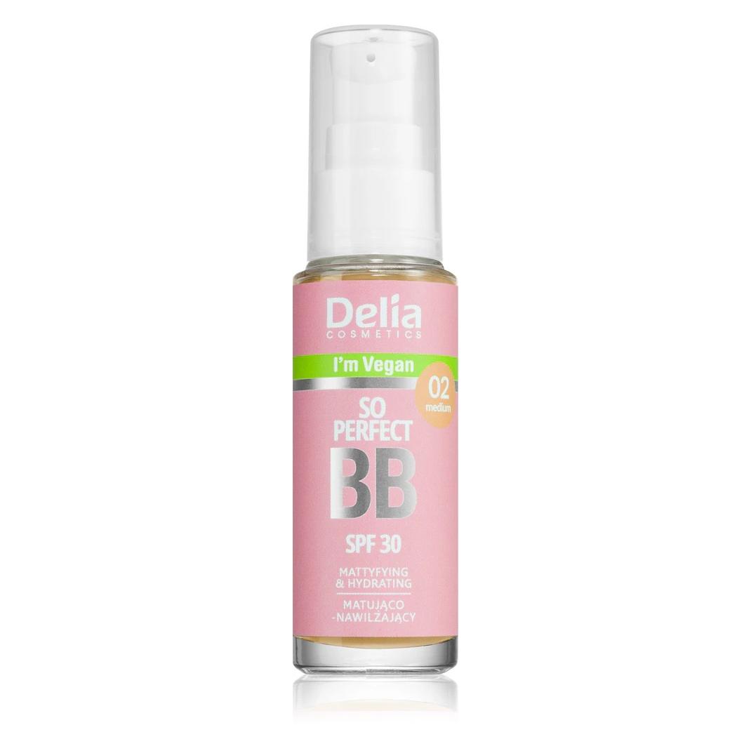 Delia Cosmetics Bb So Perfect - A Mattifying Bb Cream For A Natural Effect (Medium, 30 ml) (44150834)