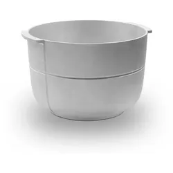 Pflanzgefäß Nr. 2, medium Linea Korbo Aluminium silberfarben grau, Designer Monica Förster, 32.5 cm