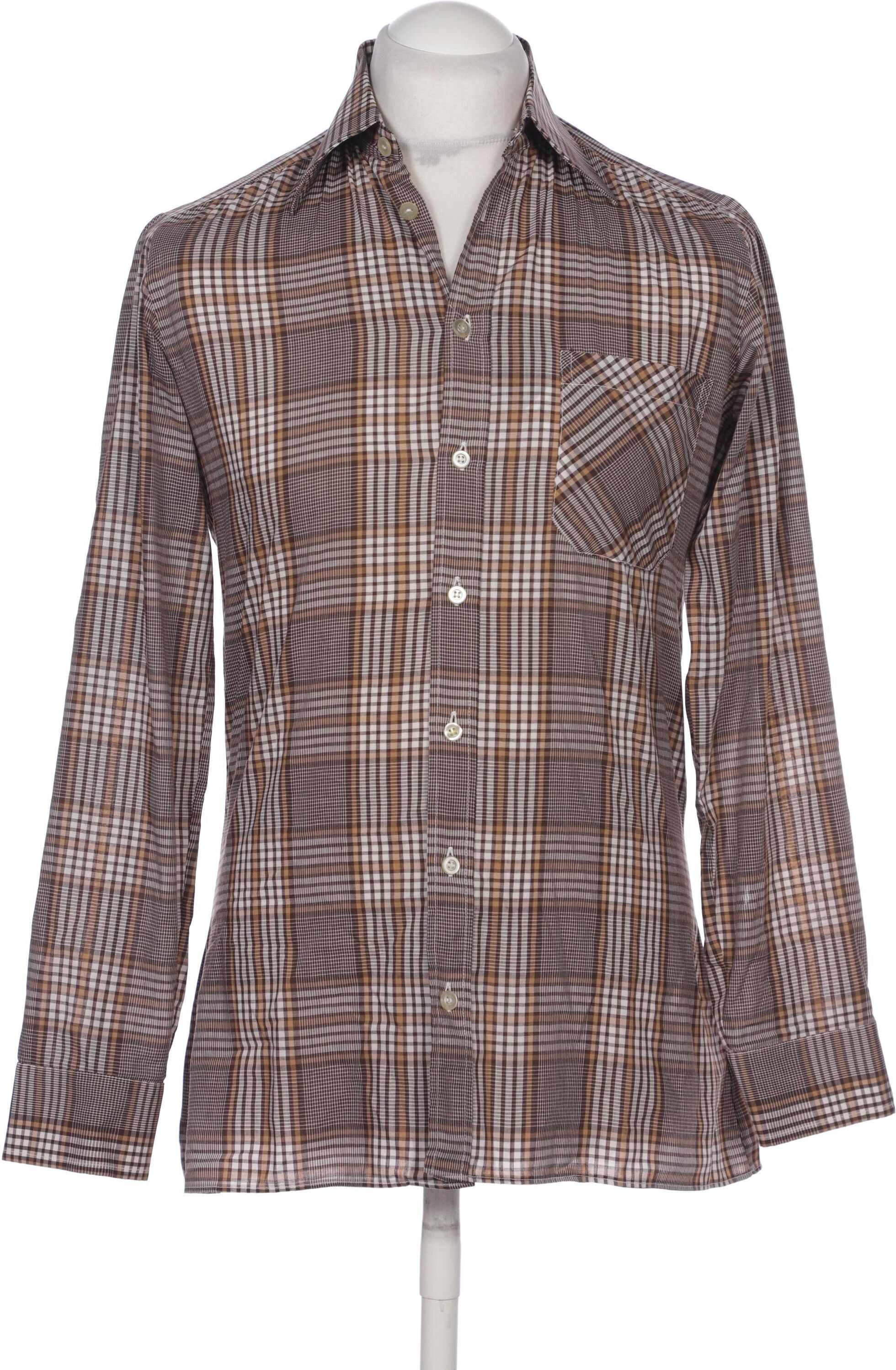 SIR Benni Miles Herren Hemd, Braun, Gr. 37, kein / Etikett - Second Hand
