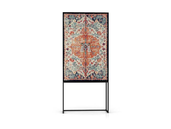 Buffet armoire 2 portes en MDF imprimé