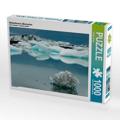 CALVENDO Puzzle Gletschersee Jökulsarlon | 1000 Teile Lege-Größe 64x48cm Foto-Puzzle für glückliche Stunden