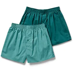 Tchibo - 2 Web-Boxershorts - Herren - Gr. L/6 - petrol