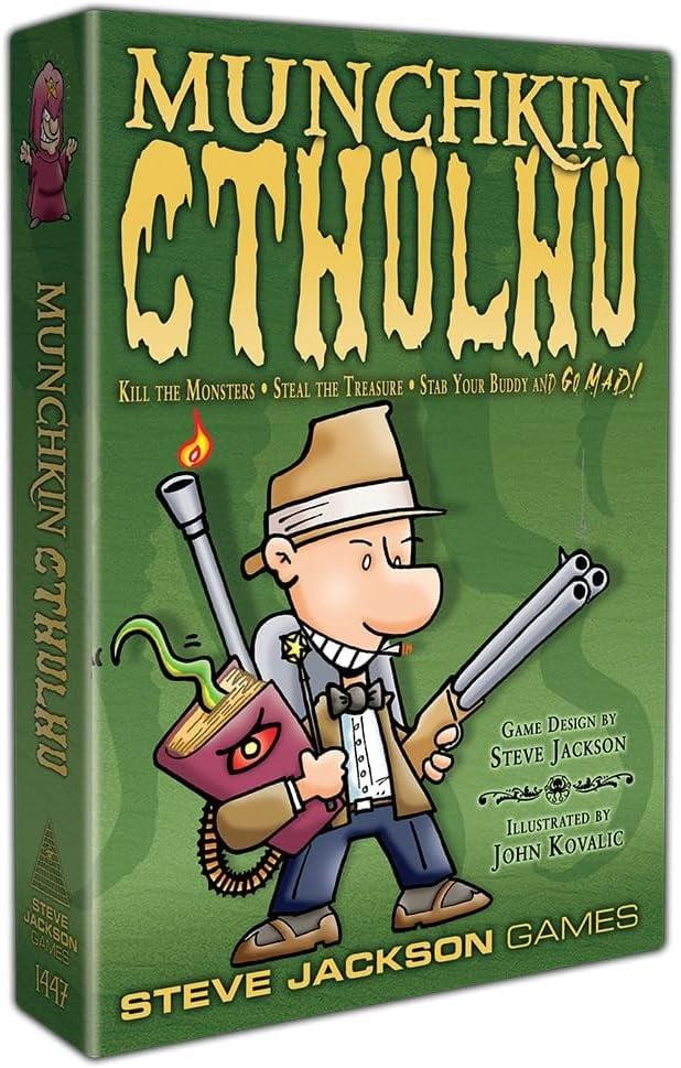 Steve Jackson Games Munchkin Cthulhu Horror Fantasy Kaartspel voor 3 tot 6 spelers