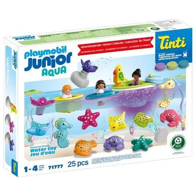 PLAYMOBIL 71777 JUNIOR & Tinti: Bunter Badespaß Adventskalender
