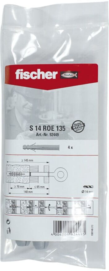 fischer Dübel S 14 ROE 135 B (4) (092449)
