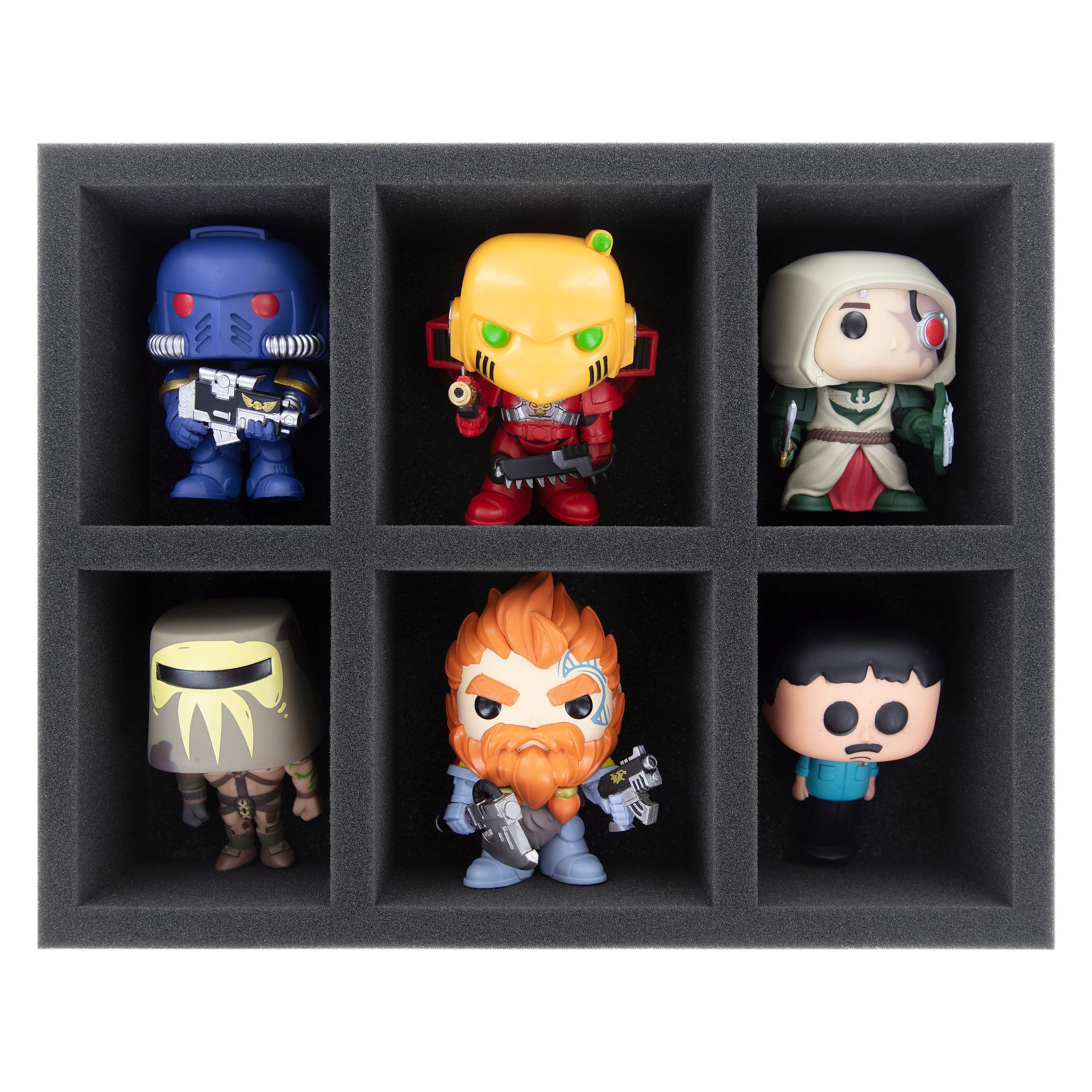 Feldherr FS080A005 - Schaumstoffeinlage für Funko POP! - 6 Figuren (Schaumstoff) (FS080A005)