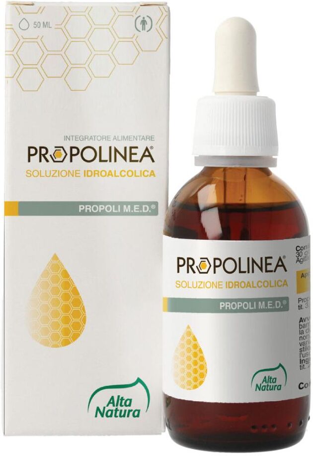 ALTA NATURA-INALME Srl Propolinea Soluzione Idroalcolica 50ml - Integratore per le Vie Respiratorie