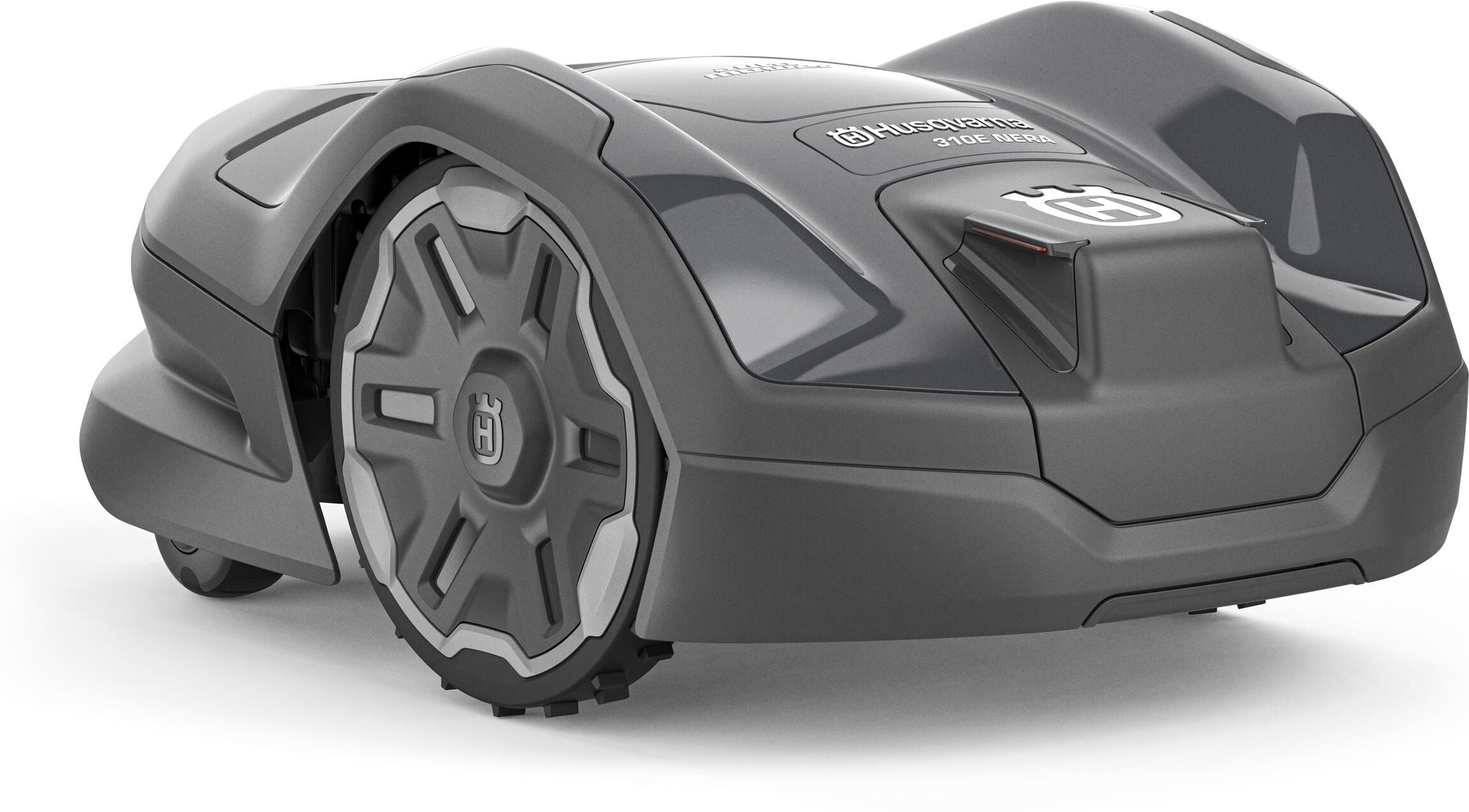 Rasenmähroboter HUSQVARNA "310E NERA 1000 m²", grau, B:44cm H:28cm T:68cm, Rasenmähroboter, Rasenmähroboter, mit PIN-Code grau Einheitsgröße