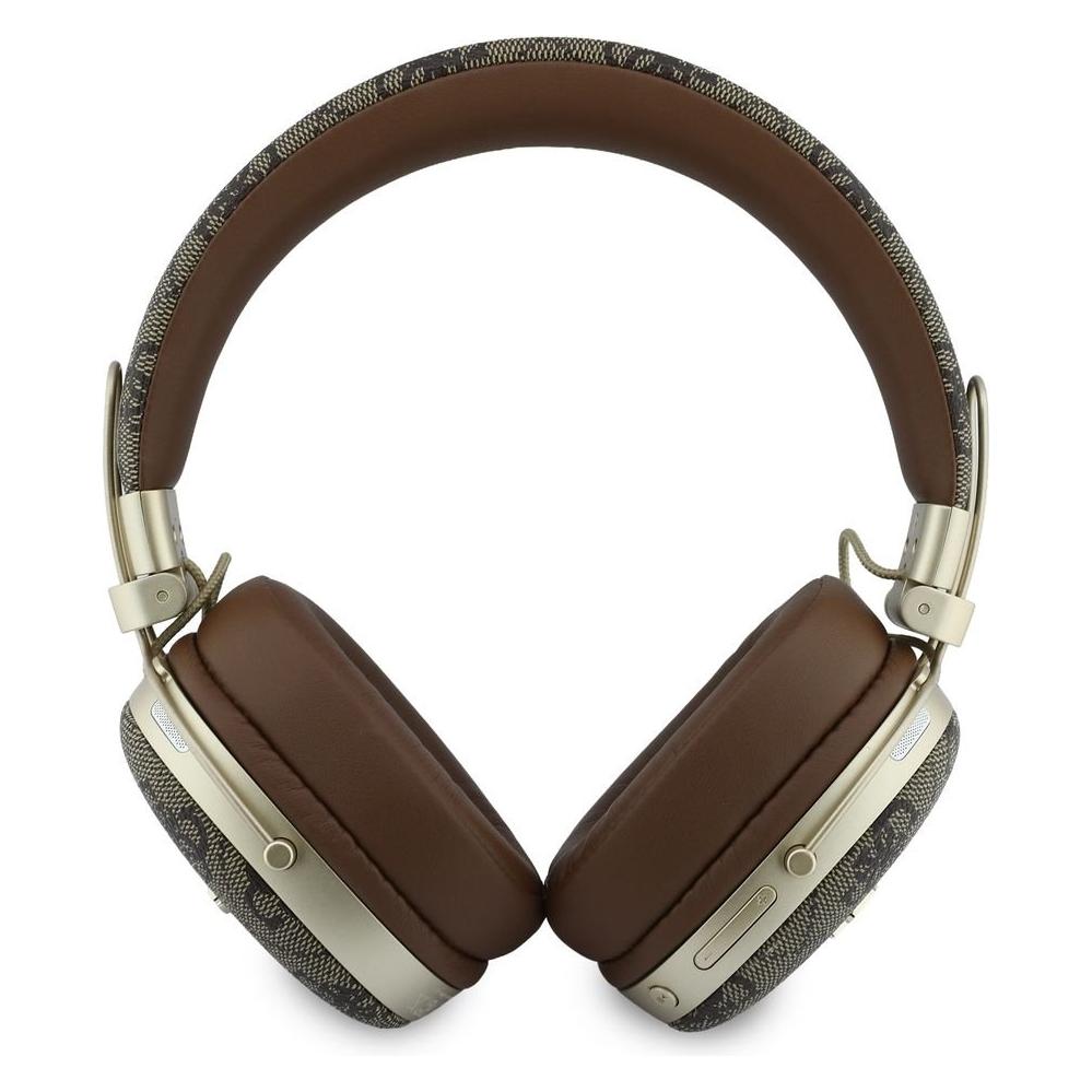 Guess Headphones Bluetooth ENC Metal 4G Script Logo brown (ANC, 26 h, Kabellos) (GUE005462)