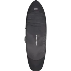 OCEAN EARTH DOUBLE COR_X FISH SHORTBOARD COVER Boardbag 2026 black - 6,4