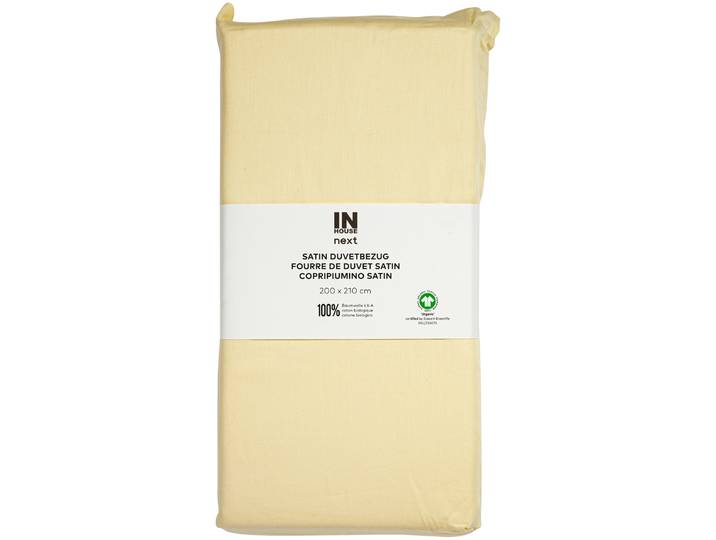 Inhouse Duvet Gots Satin 200x210 kamille