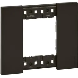 Legrand KA4802KG LivingNow Abdeckrahmen 2-modulig in der Farbausführung Black