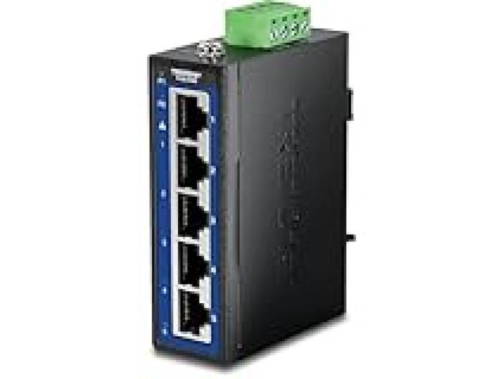 TRENDnet Mini commutateur Industriel à 5 Ports Gigabit DIN-Rail TI-GLC50, 5 Ports Gigabit, température extrême IP30, capacité de Commutation 10 Gbit/s, Noir