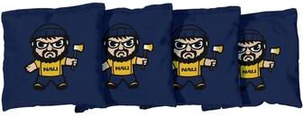 Skip's Garage Northern Arizona University Lumberjacks Tokyodachi Blue Cornhole Bags