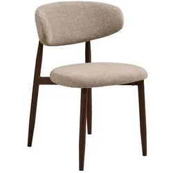 2er-Set Stuhl Levanto Stoff Beige Sand