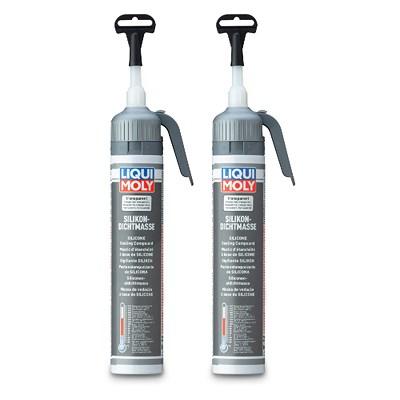 Liqui Moly 2x 200ml Silikon-Dichtmasse transparent [Hersteller-Nr. 6184]