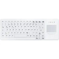 Cherry Hygiene Compact Touchpad (US, Kabelgebunden), Tastatur, Weiss