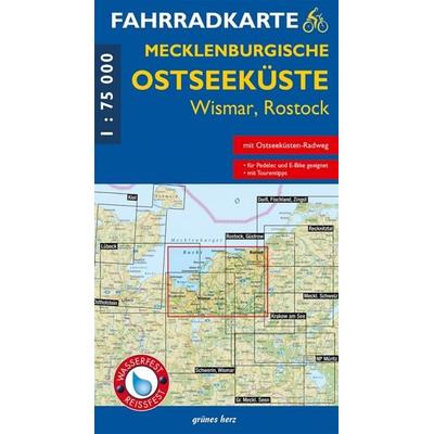 Fahrradkarte Mecklenburgische Ostseeküste Wismar, Rostock, Sonstige von , Grünes Herz, 978-3-86636-278-9