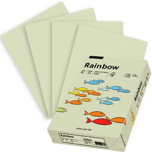 Papyrus Kopierpapier Rainbow 88042585, A4, 80g/qm, hellgrün, 500 Blatt