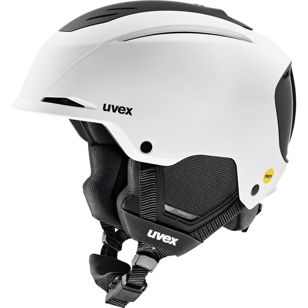 Uvex Resolution Mips white-black matt 52-55 cm S5663321103