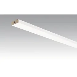 MEISTER Vierkant-Deckenabschlussleiste 15/40 mm  Whiteline 4074 - 2380 mm