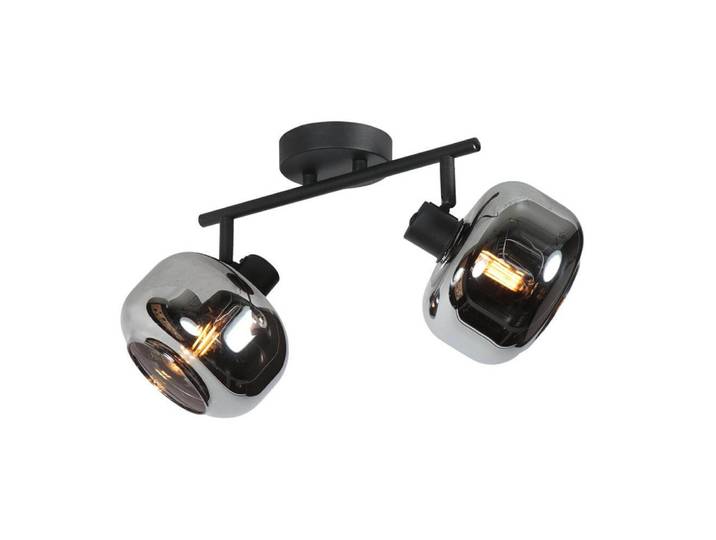 Zwarte plafondlamp Tenebris dubbel Steinhauer - 4209ZW