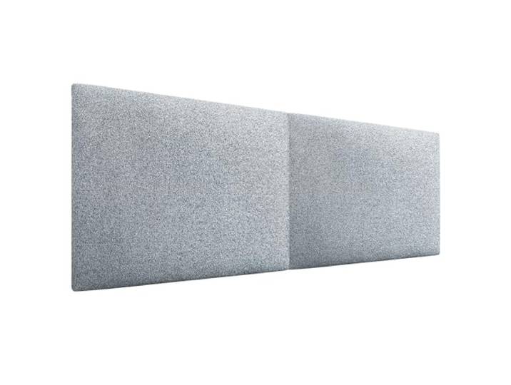 DHOME Gepolstertes Kopfteil Glatt aus Aqualine-Stoff Höhe 70 cm Dicke 4 cm und 8 cm für Wand Akustische Kopfteile Schallabsorbierend Kopfstütze (Stoff Perlgrau, 180cm Dual, Dicke 4cm)