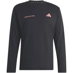 adidas Adi365 Community Culture langarm Laufshirt KS3902 - black/solar turbo XXL