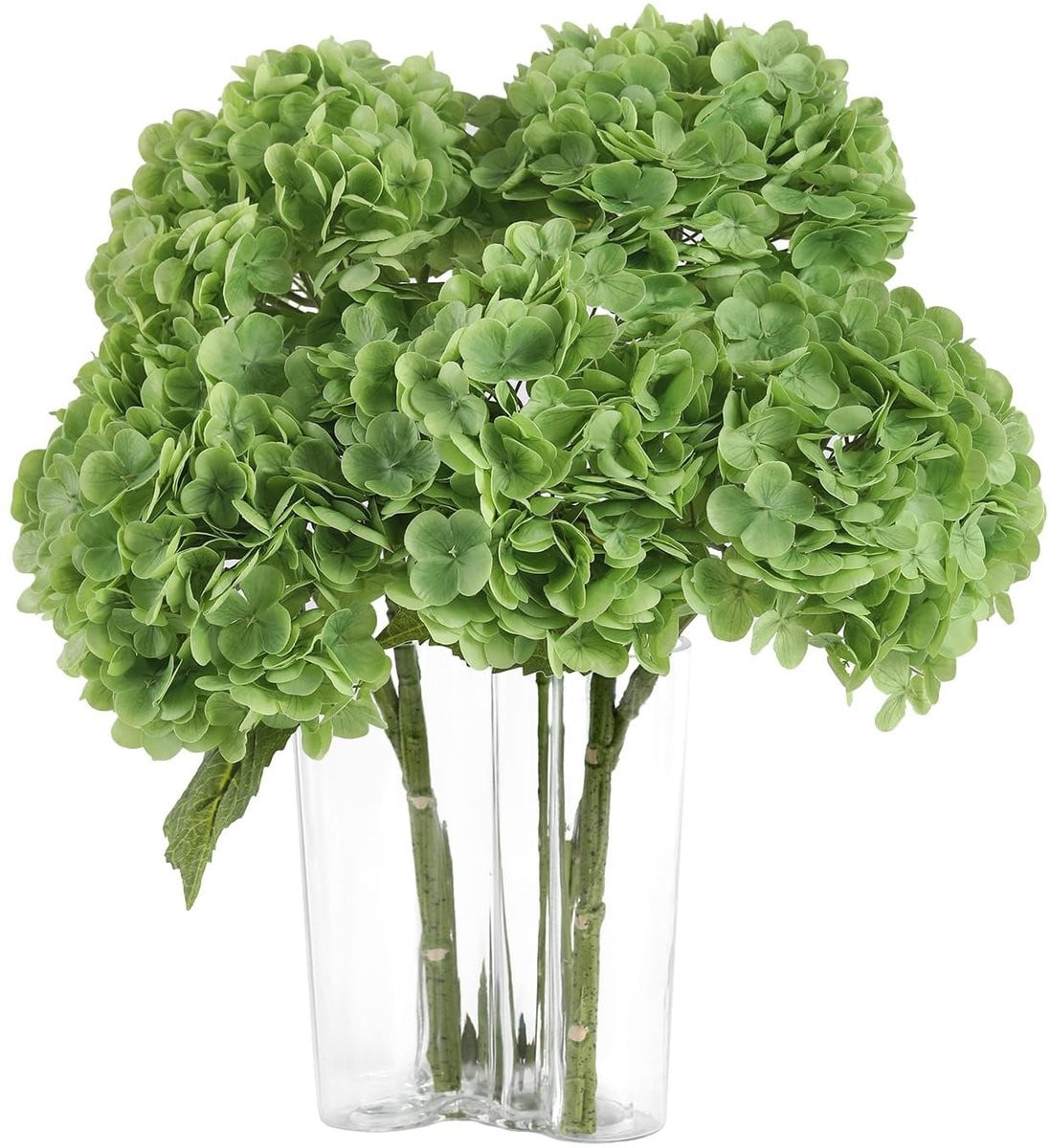 Set van 3 realistische kunstmatige hydrangea bloemen