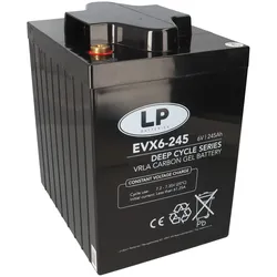 Landport EVX6-245 T11 6V 245Ah Deep Cycle AGM-GEL Blei-Carbon Akku – EVX6245