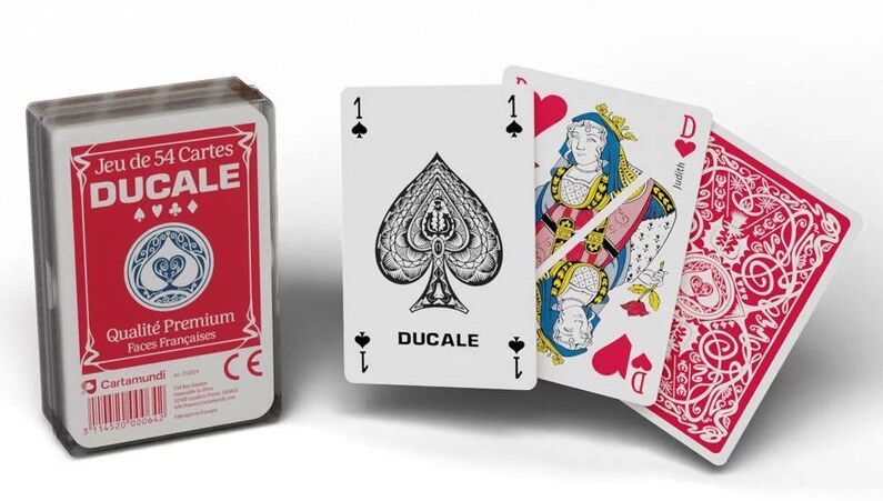 Jeu de 54 cartes boite plastique - Ducale Origine