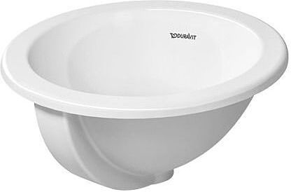 Duravit Architec Einbauwaschtisch 0318400000 Ø 40 cm, weiss, Einbau von oben