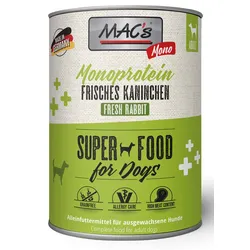 MAC ́s DOG Mono Sensitive Kaninchen 6x800 g