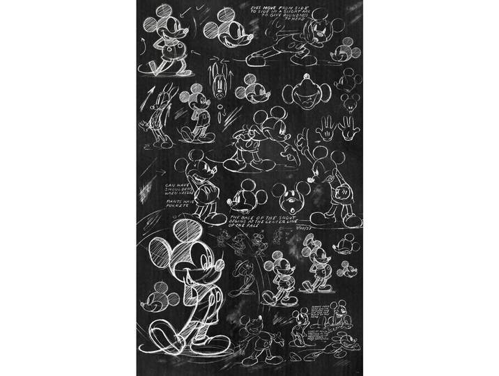 VLIESTAPETE MICKEY CHALKBOARD