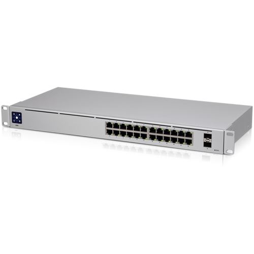 Ubiquiti Networks Switch UniFi 24xRJ45 GBit/2xSFP Managed Gen2 19" Rack-Mountable, Fanless