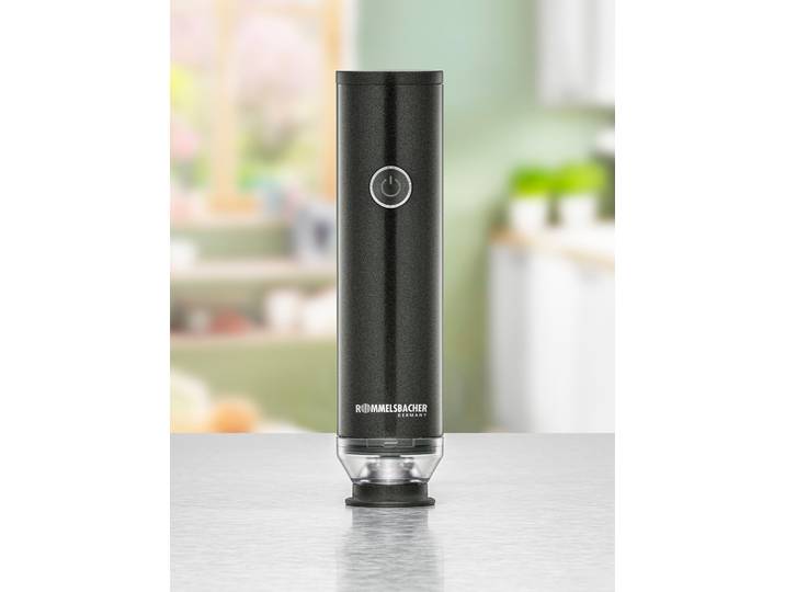 ROMMELSBACHER Hand-Vakuumierer VAC 25 , schwarz (anthrazit, metallic), B:5,1cm H:20cm T:5,1cm, Vakuumierer, Hand-Vakuumierer
