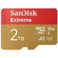 SanDisk Extreme® microSDXC 2 TB + SD Adapter