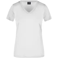 Damen Active-V-Shirt "JN735" - M - white