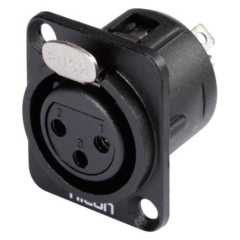 Hicon XLR Einbaukupplung 3pol HI-X3DF-M (30200483)