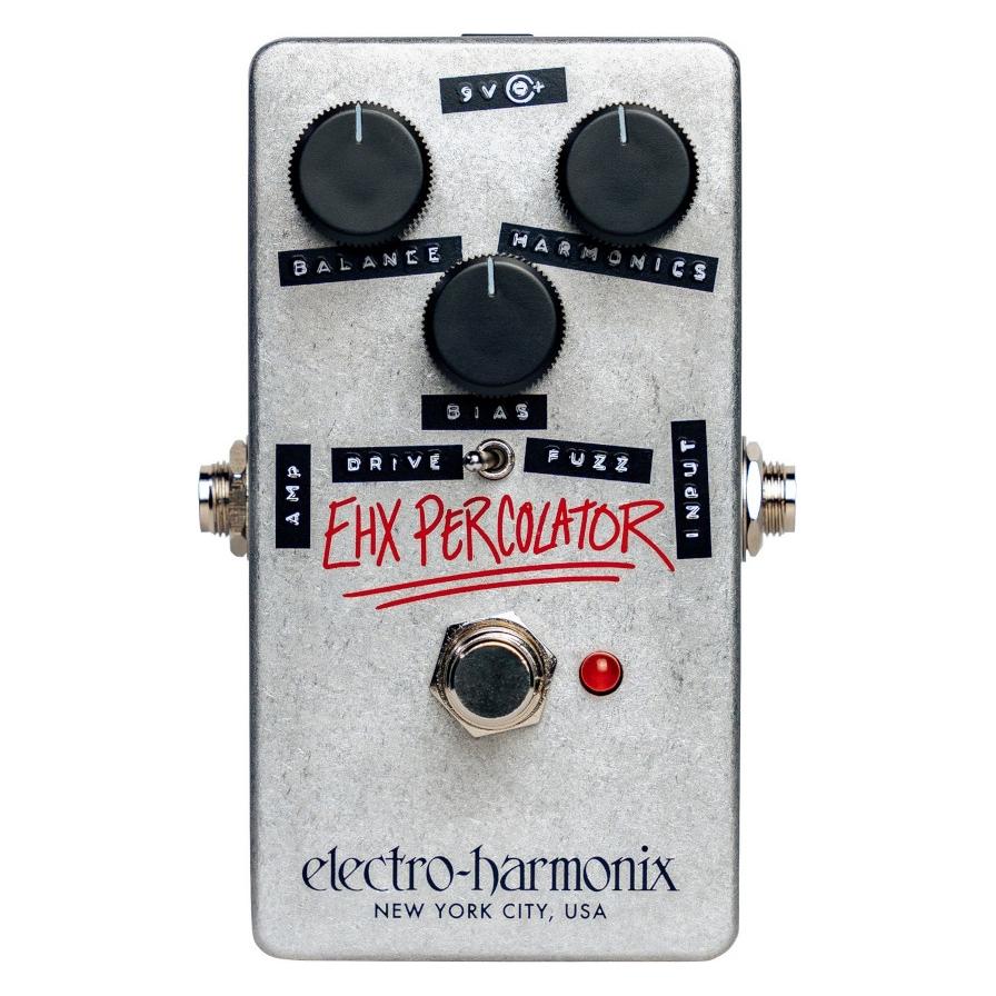Electro-Harmonix Percolator Harmonic Saturator Fuzz Pedal (Gitarre) (PERCOLATOR)