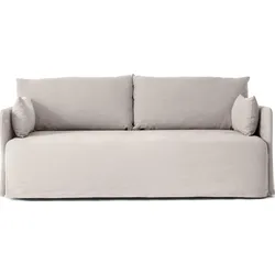 Offset Cotlin 2-Sitzer-Sofa beige mit Schutzhülle