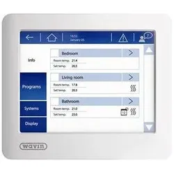 Wavin Sentio LCD Display, for styring og overblik over Sentio installationen, Thermostat