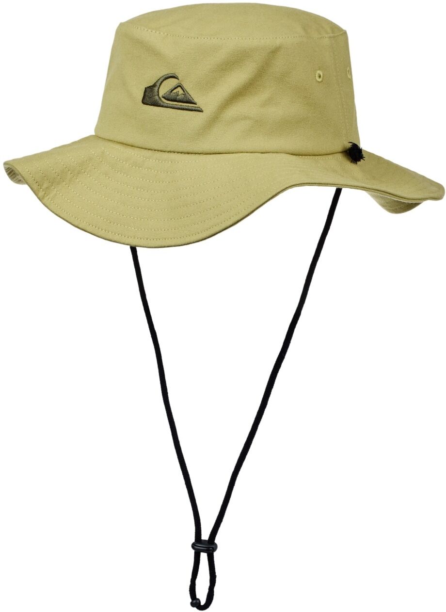 Strohhut QUIKSILVER "Bushmaster", Herren, Gr. L, khaki, Baumwolle, Hüte Strohhut