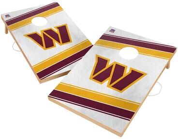 Skip's Garage The Washington Commanders Team NFL Regulation 2x4 Cornhole Set