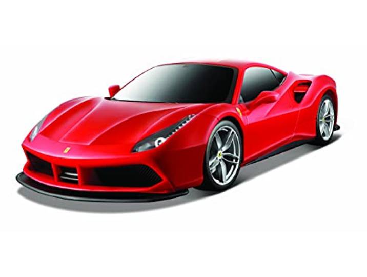 Maisto Tech R/C Ferrari 488 GTB: Ferngesteuertes Auto, 2,4 GHz Frequenz, mit Pro Style-Fernbedienung, ab 8 Jahren, 56 cm, rot (582133)