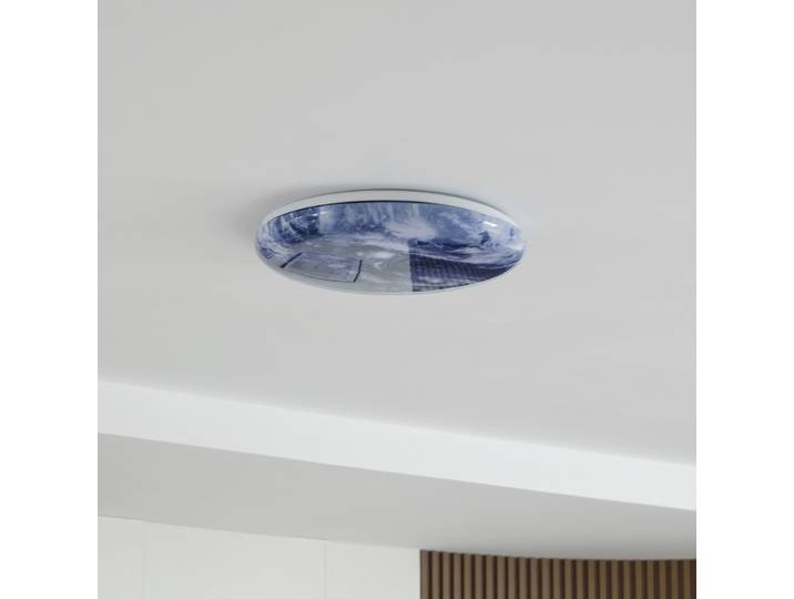Orbi LED Plafonnier Ø48 Blue/White - Lindby - Salon / séjour - Plastique - Rond